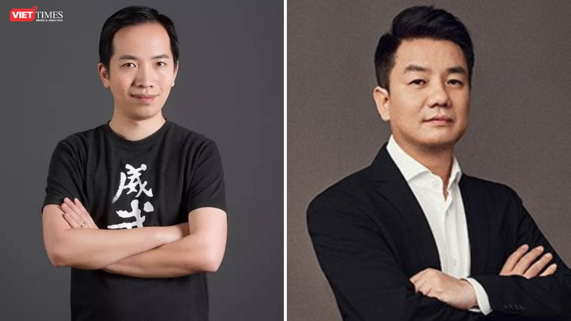 Hai nhà đồng sáng lập Hong Feng (trái) và Wang Chuan