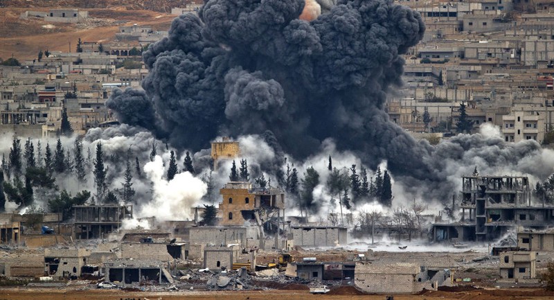 Liên quân Mỹ- Anh- Pháp không kích căn cứ được cho là cơ sở hóa học của Syria