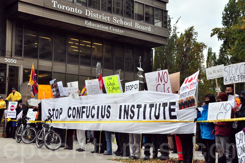 biểu tình chống Viện Khổng Tử ở Canada biểu tình chống Viện Khổng Tử ở Canada