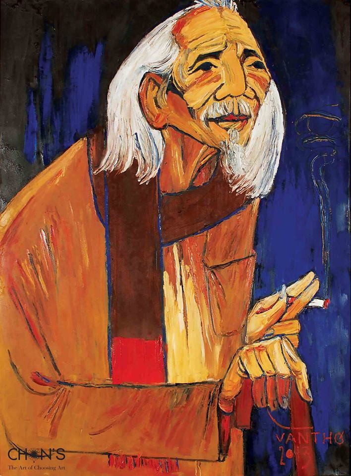 Chân dung cố nhạc sĩ Văn Cao – Tranh của họa sĩ Văn Thơ tại phiên đấu giá số 17 “Ảo ức”. Chân dung cố nhạc sĩ Văn Cao – Tranh của họa sĩ Văn Thơ tại phiên đấu giá số 17 “Ảo ức”.