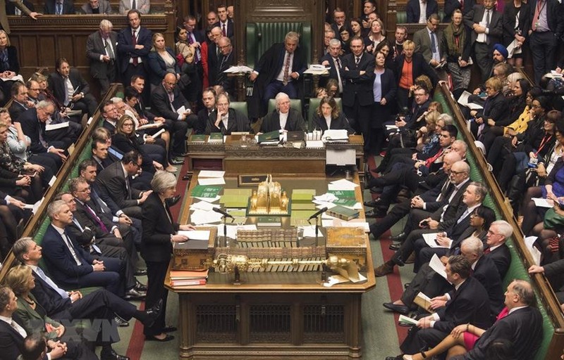 Một phiên bỏ phiếu của Hạ viện về Brexit. (Ảnh: THX/TTXVN)
