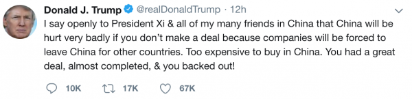 Tổng thống D. Trump viết Tổng thống D. Trump viết