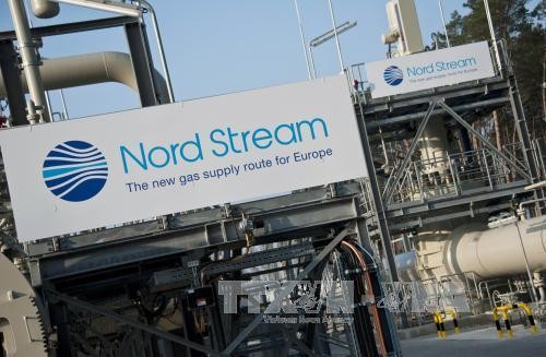 Hệ thống đường ống dẫn khí đốt Dòng chảy phương Bắc 1 dài 1.224km dưới biển Baltic, đoạn qua Lubmin, miền Đông Bắc nước Đức ngày 8112011 (Ảnh AFP- TTXVN)