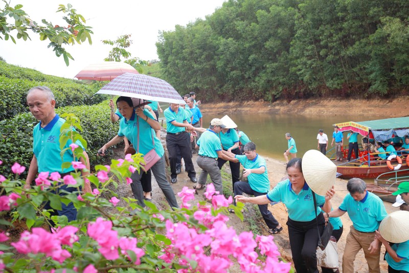 Đảo chè Thanh Chương trở thành điểm đến hấp dẫn nhiều du khách gần xa. Đảo chè Thanh Chương trở thành điểm đến hấp dẫn nhiều du khách gần xa.