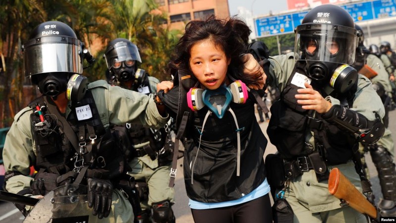 Tình hình ở Hong Kong làm gia tăng mâu thuẫn Mỹ - Trung.