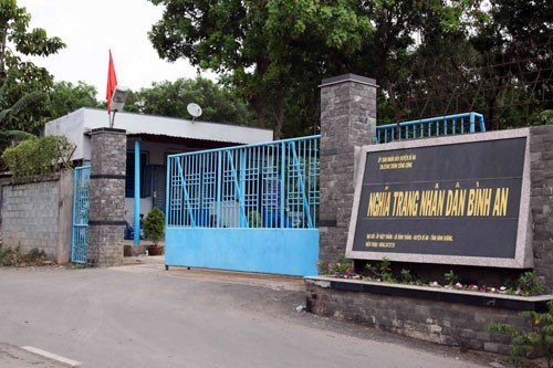 Nghĩa trang quân đội Việt Nam Cộng hòa kể từ 2006 đã được đổi tên thành Nghĩa trang Nhân dân Bình An.