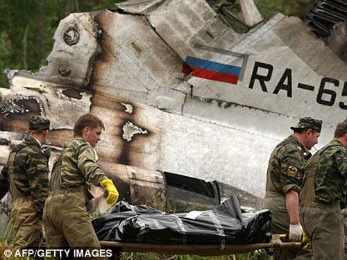 Hiện trường vụ tai nạn máy bay