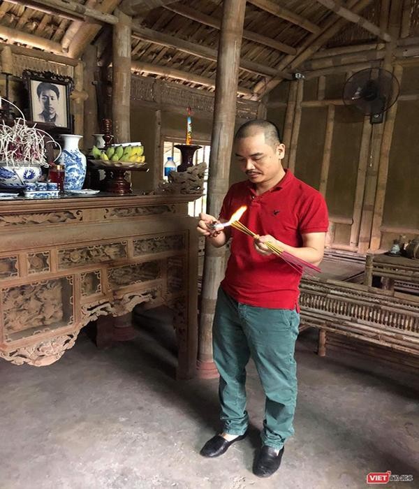 Anh Hà Huy Thanh - người cháu của cố TBT Hà Huy Tập, đồng thời là Chủ nhiệm chương trình “Tìm kiếm, khai quật, di dời, an táng và vinh danh cố TBT Hà Huy Tập”.