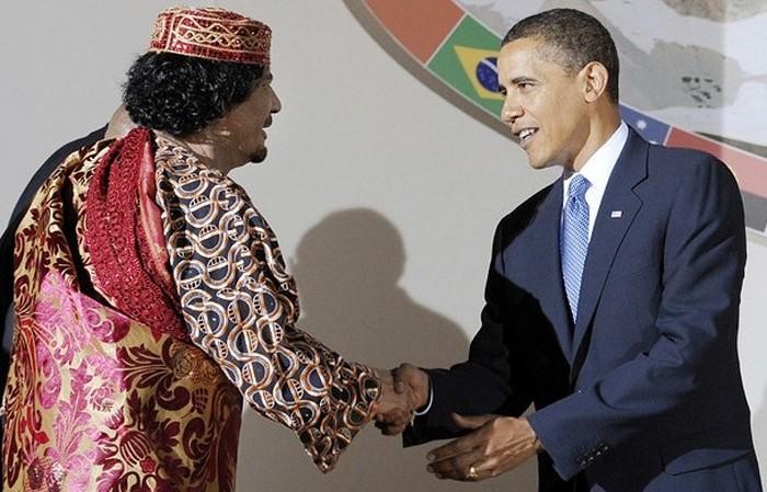 Muammar Gaddafi tìm kiếm sự ủng hộ của Hoa Kỳ (Ảnh: Tư liệu)