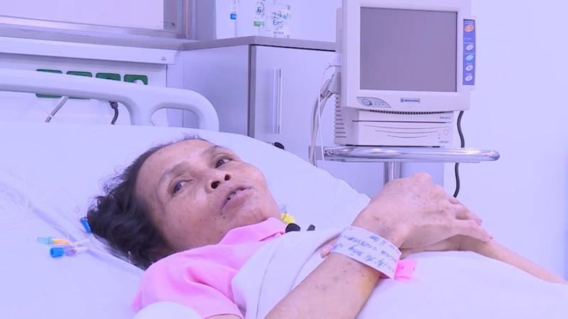 Bênh nhân T. tại Bệnh viện TWQĐ 108