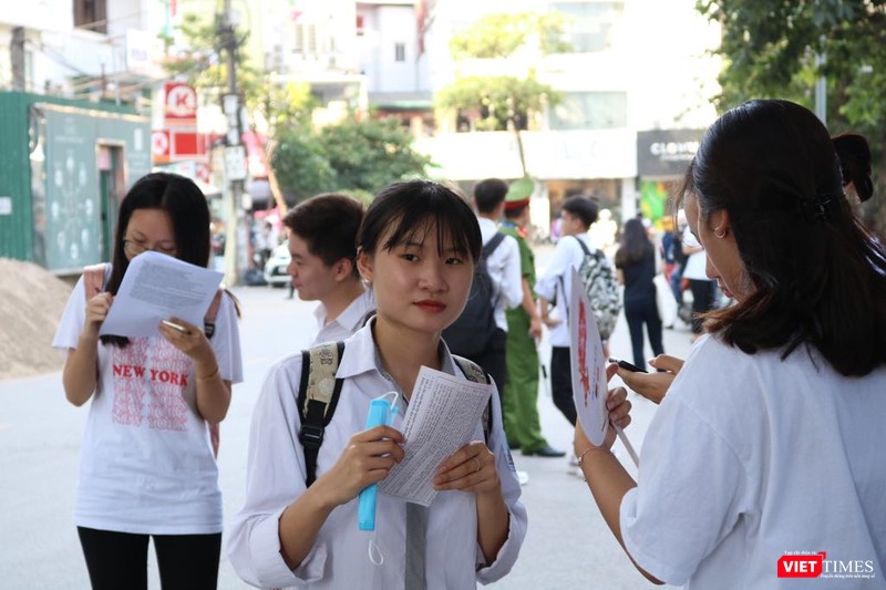 Thí sinh dự thi THPT quốc gia 2019. Ảnh: Minh Thúy