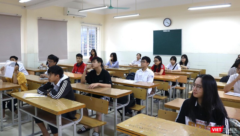 Học sinh trong lớp học. Ảnh: Minh Thúy