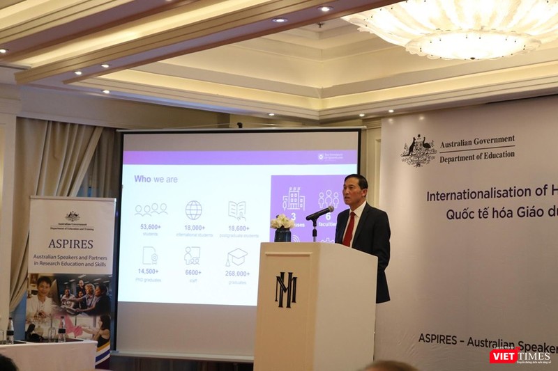 Ông Rongyu Li – Phó Hiệu trưởng (đối ngoại) Trường ĐH Queensland (Australia)