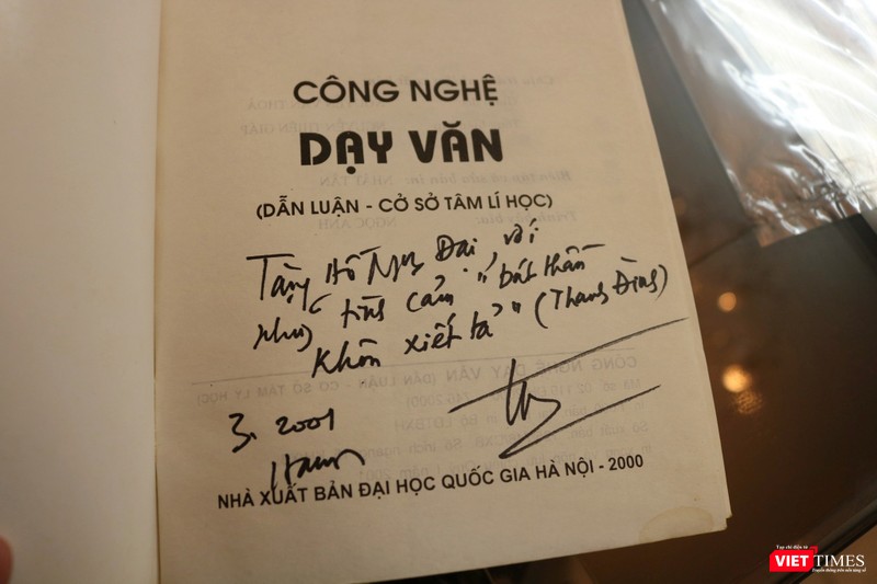 Bút tích của cố nhà giáo Phạm Toàn