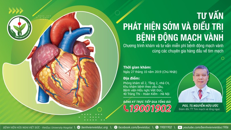 Lời tâm sự của cô bé 8 tuổi thoát khỏi ‘án tử’ từ căn bệnh ung thư cổ tử cung quái ác ảnh 8 Khám và tư vấn miễn phí cho bệnh nhân mắc bệnh động mạch vành
