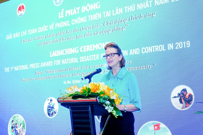 Bà Caitlin Wiesen - Trưởng đại diện thường trú UNDP (Chương trình phát triển Liên hợp quốc tại Việt Nam)