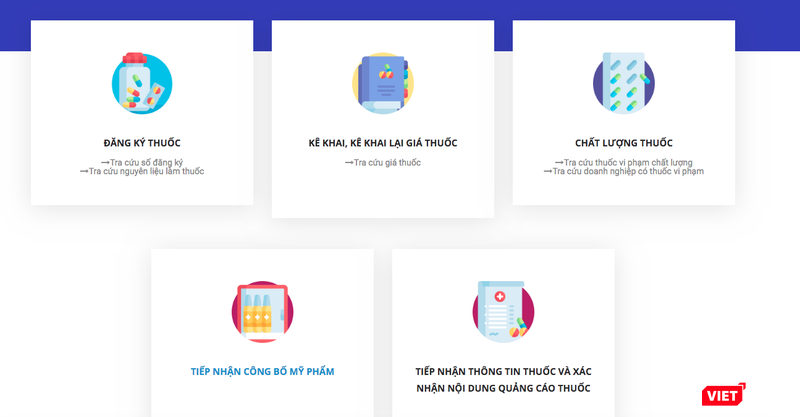 Cổng thông tin điện tử Cục Quản lý Dược (Bộ Y tế)