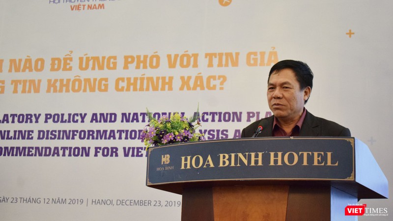 Nhà báo Lê Thọ Bình - Phó Chủ tịch kiêm Tổng thư ký Hội truyền thông số Việt Nam, Chủ nhiệm CLB Cafe Số