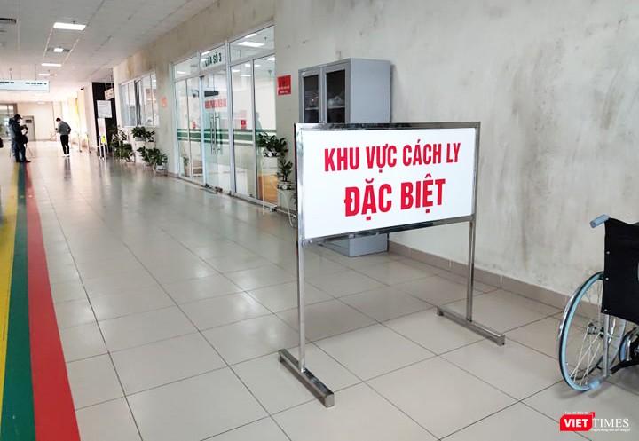 Khu vực cách ly đặc biệt tại Bệnh viện Bệnh Nhiệt đới Trung ương cơ sở 2 (Đông Anh, Hà Nội). Ảnh: Minh Thúy