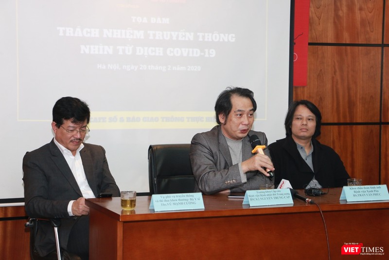 ThS. BS. Nguyễn Trung Cấp chia sẻ về tình hình dịch COVID-19. Ảnh: Đăng Khoa ThS. BS. Nguyễn Trung Cấp chia sẻ về tình hình dịch COVID-19. Ảnh: Đăng Khoa