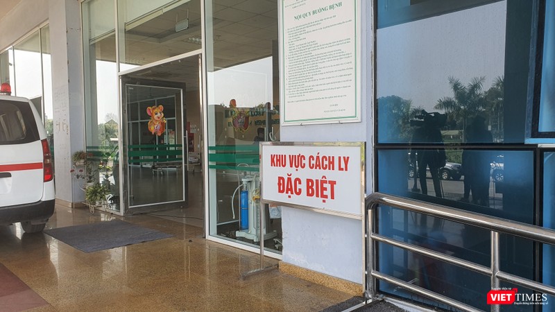 Khu vực cách ly đặc biệt ở Bệnh viện Bệnh Nhiệt đới Trung ương (Ảnh - Minh Thuý) 