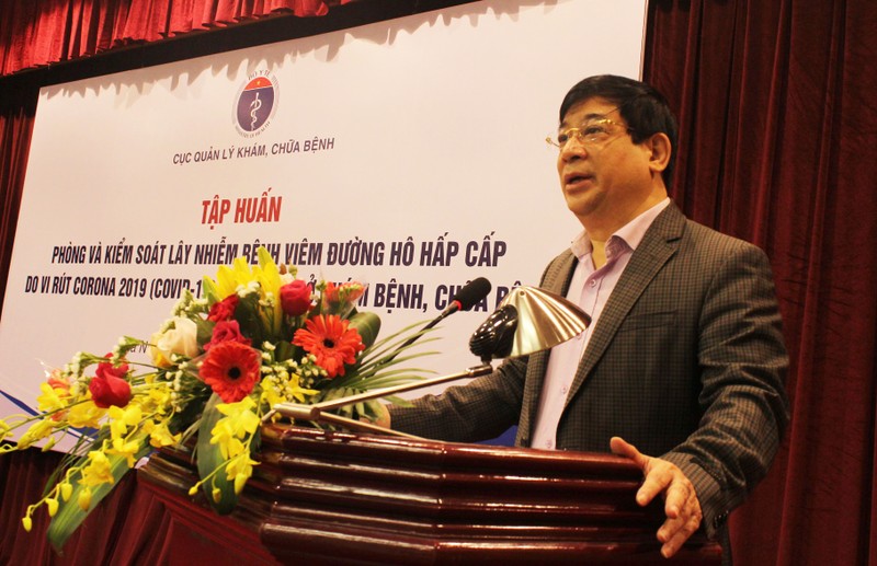 PGS.TS. Lương Ngọc Khuê - Cục trưởng Cục Quản lý Khám, chữa bệnh, Phó Trưởng Tiểu ban điều trị - Ban Chỉ đạo Quốc gia phòng chống dịch COVID-19. Ảnh: Lê Hảo - BYT