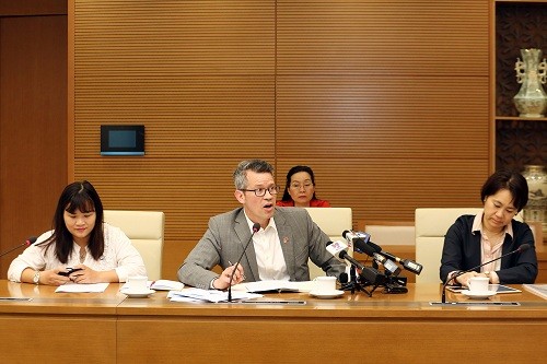 Ông Mathew Moore - Đại diện US CDC. Ảnh: VGP/Đình Nam.