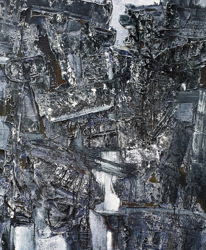 Tranh của họa sĩ Hùng Rô. Ảnh: HSCC