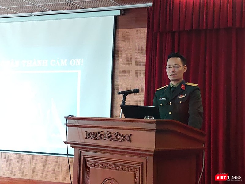 Ông Triệu Phi Long - Đại diện Viện Y học dự phòng quân đội. Ảnh: Minh Thúy