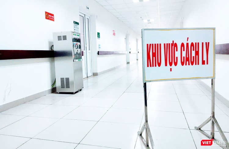 Khu vực cách ly bệnh nhân COVID-19 (Ảnh: Minh Thuý) 