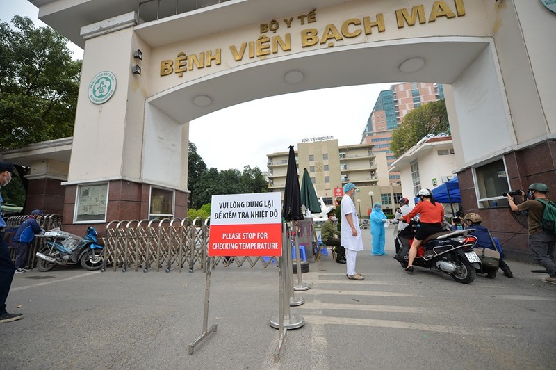 Bệnh viện Bạch Mai. Ảnh: Hoàng Anh Bệnh viện Bạch Mai. Ảnh: Hoàng Anh