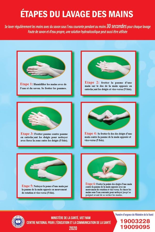Hướng dẫn rửa tay