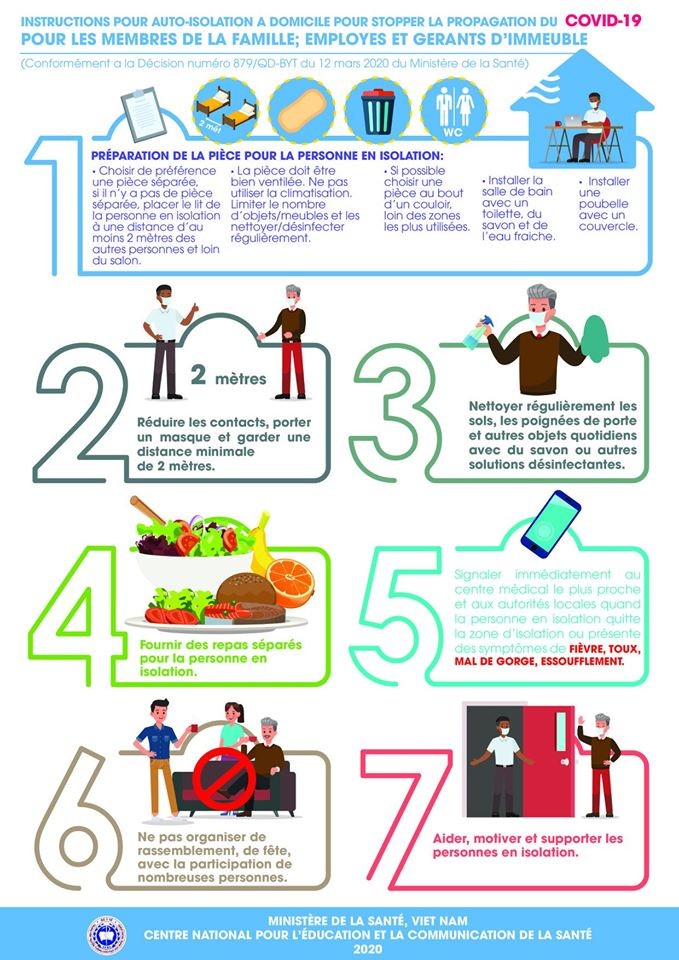 Bộ Y tế hướng dẫn tự phòng bệnh