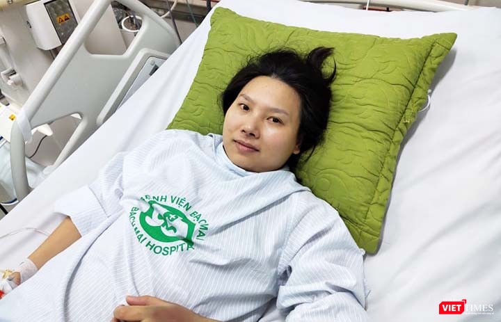 Sản phụ T. ngừng tim 120 phút đã dần bình phục. Ảnh: Minh Thúy 