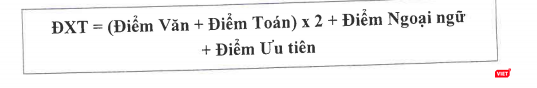Điểm xét tuyển Trường THPT công lập. Ảnh: Minh Thúy