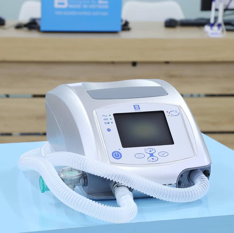 Hệ thống trợ thở BAC385. (Ảnh: CEO Bkav Nguyễn Tử Quảng) Hệ thống trợ thở BAC385. (Ảnh: CEO Bkav Nguyễn Tử Quảng)