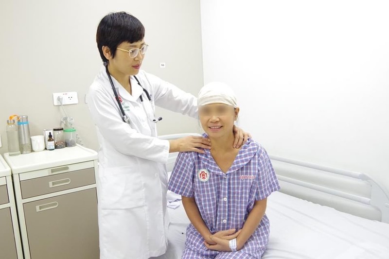 Sau khi quay lại Bệnh viện điều trị, sức khỏe của chị H. đã ổn định (Ảnh: Bệnh viện Trung ương Quân đội 108)