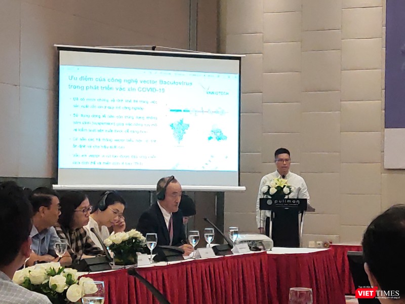 TS. Đỗ Tuấn Đạt – Chủ tịch Công ty TNHH một thành viên Vaccine và Sinh phẩm số 1(VABIOTECH) (Ảnh: Minh Thúy)