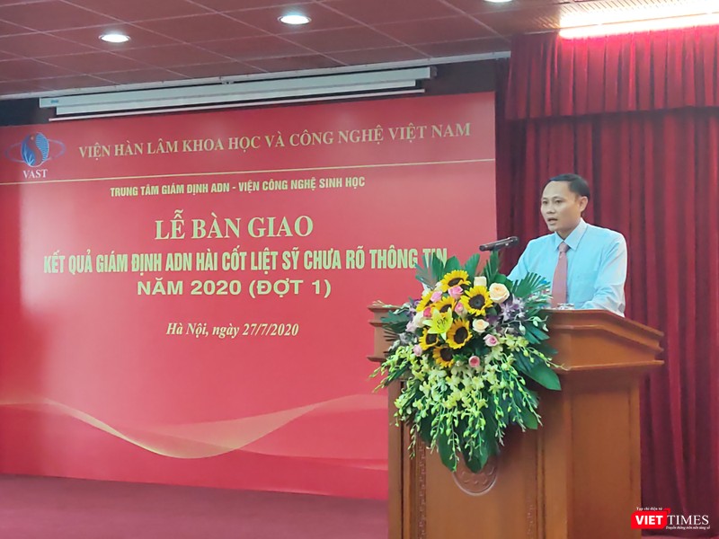 Ông Phí Quyết Tiến – Phó Viện trưởng Viện Công nghệ Sinh học, Viện Hàn lâm Khoa học Xã hội Việt Nam (Ảnh: Minh Thúy)