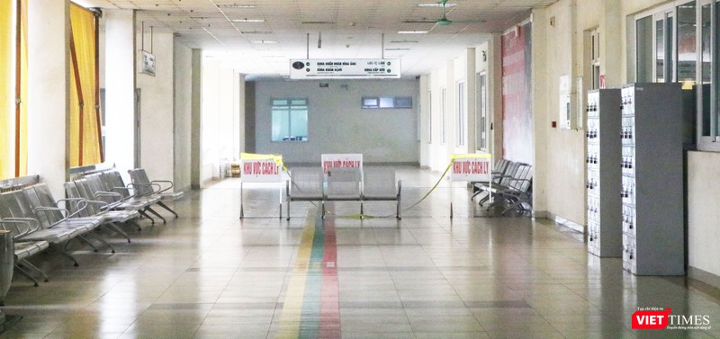 Khu cách ly bệnh nhân mắc COVID-19 (Ảnh: Minh Thúy) 