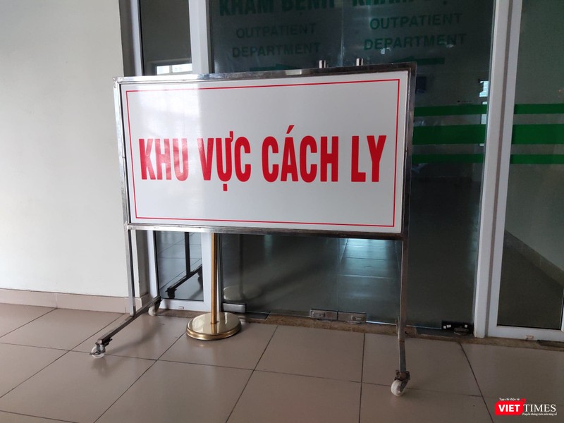 Khu vực cách ly bệnh nhân COVID-19 (Ảnh: Minh Thúy) 