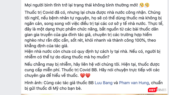 Bài 1: Hoang mang vì những quảng cáo "thuốc COVID-19" trên mạng