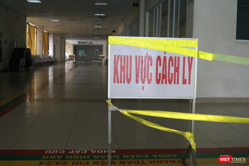 Khu vực cách ly bệnh nhân (Ảnh - Minh Thúy)