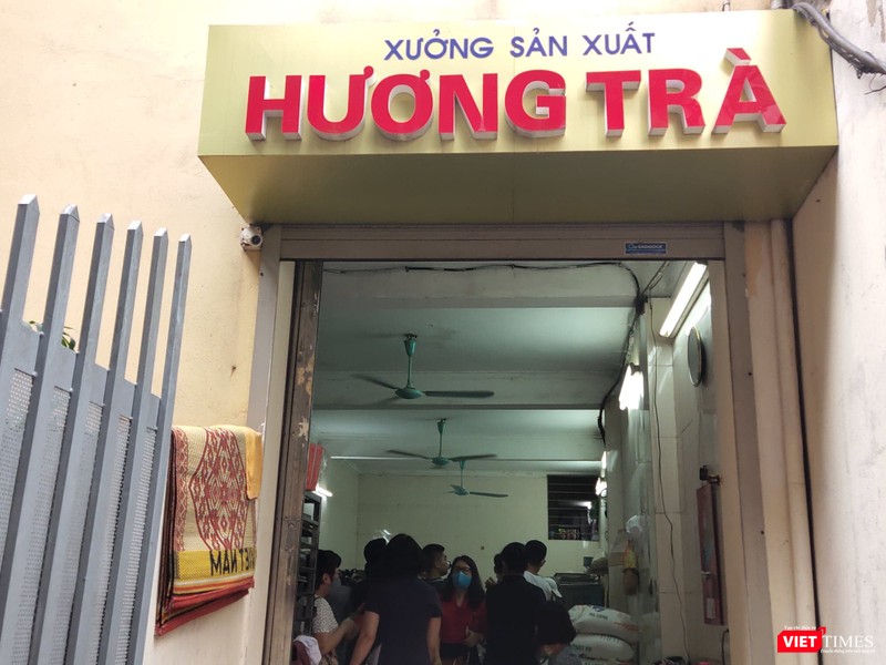 Xưởng sản xuất bánh trung thu Hương Trà (Ảnh: Minh Thúy) Xưởng sản xuất bánh trung thu Hương Trà (Ảnh: Minh Thúy)