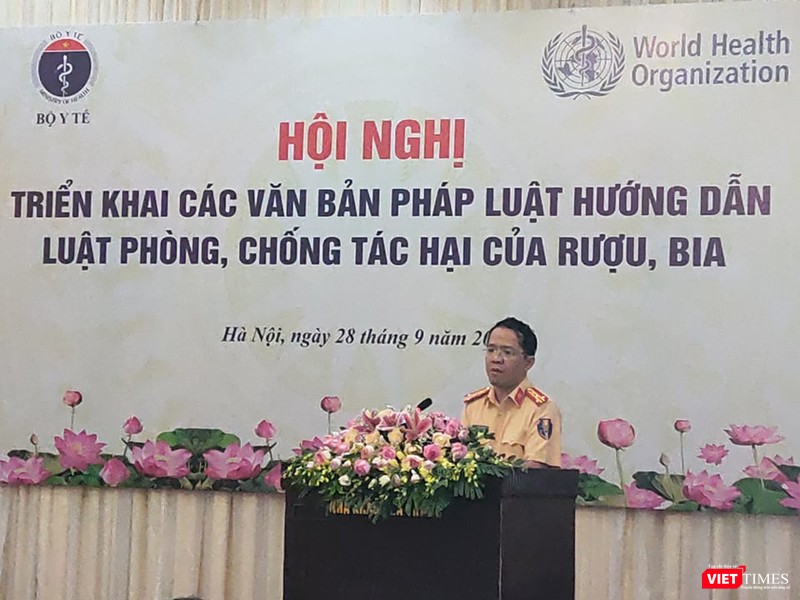 Đại tá Nguyễn Quang Nhật – Trưởng phòng Tuyên truyền và Điều tra, giải quyết tai nạn giao thông, Cục Cảnh sát giao thông, Bộ Công an (Ảnh: Minh Thúy)