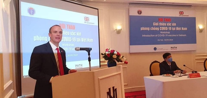 Phó Thủ tướng, Bộ trưởng Bộ Ngoại giao và Phát triển Vương Quốc Anh (Ảnh: Thu Nguyệt) Phó Thủ tướng, Bộ trưởng Bộ Ngoại giao và Phát triển Vương Quốc Anh (Ảnh: Thu Nguyệt)