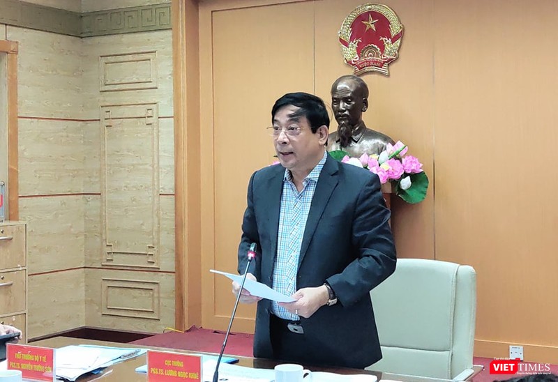PGS.TS. Lương Ngọc Khuê – Cục trưởng Cục Quản lý Khám, chữa bệnh (Ảnh: Minh Thúy)