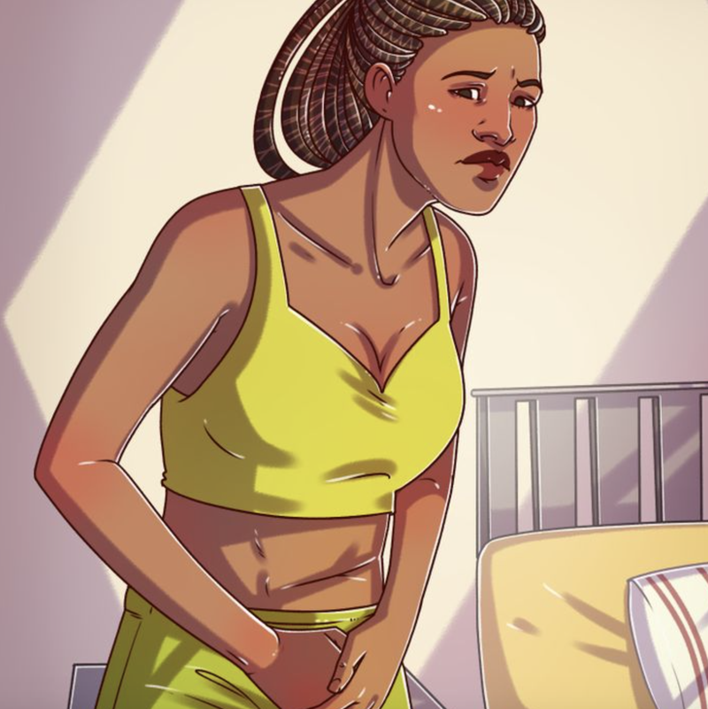 Cơ quan đào thải gặp vấn đề khi dùng điện thoại quá lâu (Ảnh: Brightside)