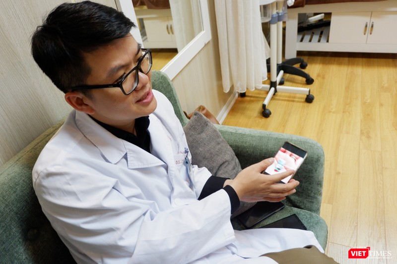 BS. Minh khuyến cáo về kén đặt phụ khoa đang được quảng cáo tràn lan trên mạng xã hội (Ảnh: Minh Thúy)