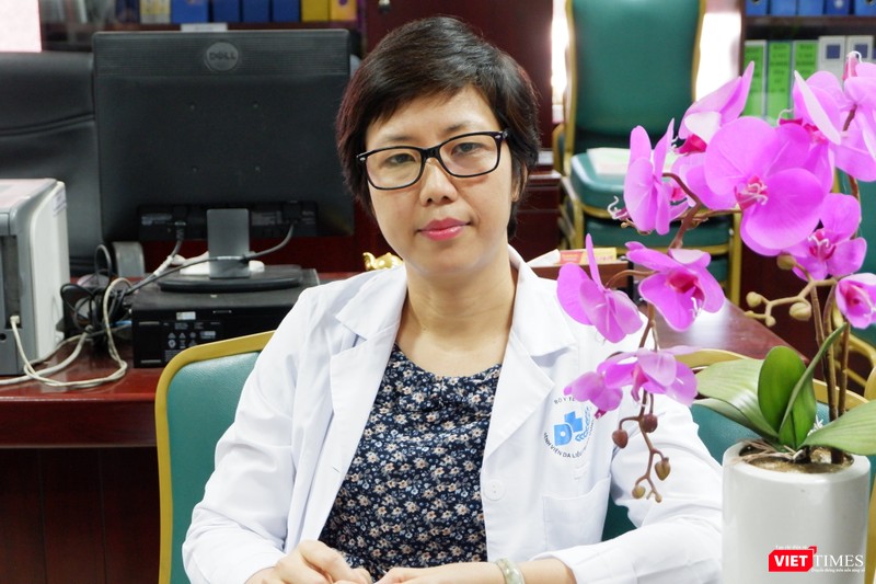 BS. Lê Thị Mai – Phó Trưởng Phòng chỉ đạo tuyến, Bệnh viện Da liễu Trung ương (Ảnh: Minh Thuý)